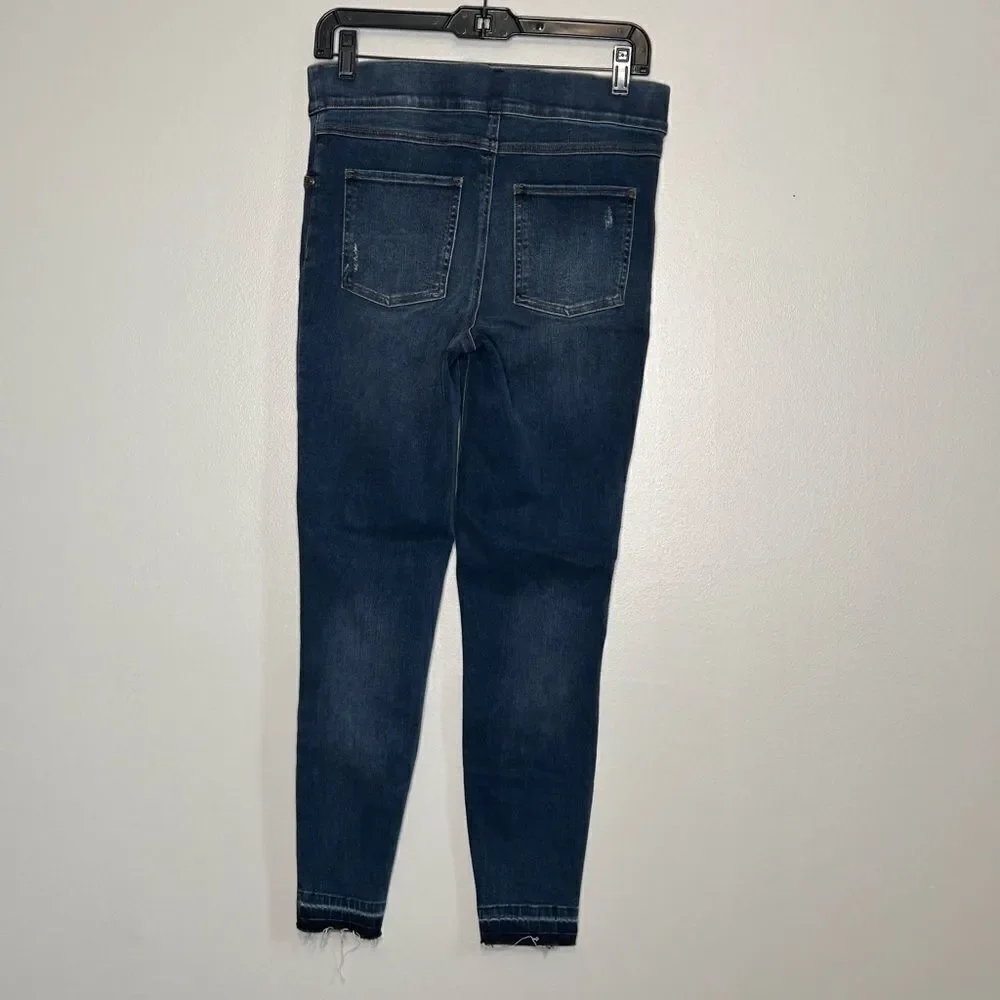 SPANX Distressed Denim Skinny Jean Leggings